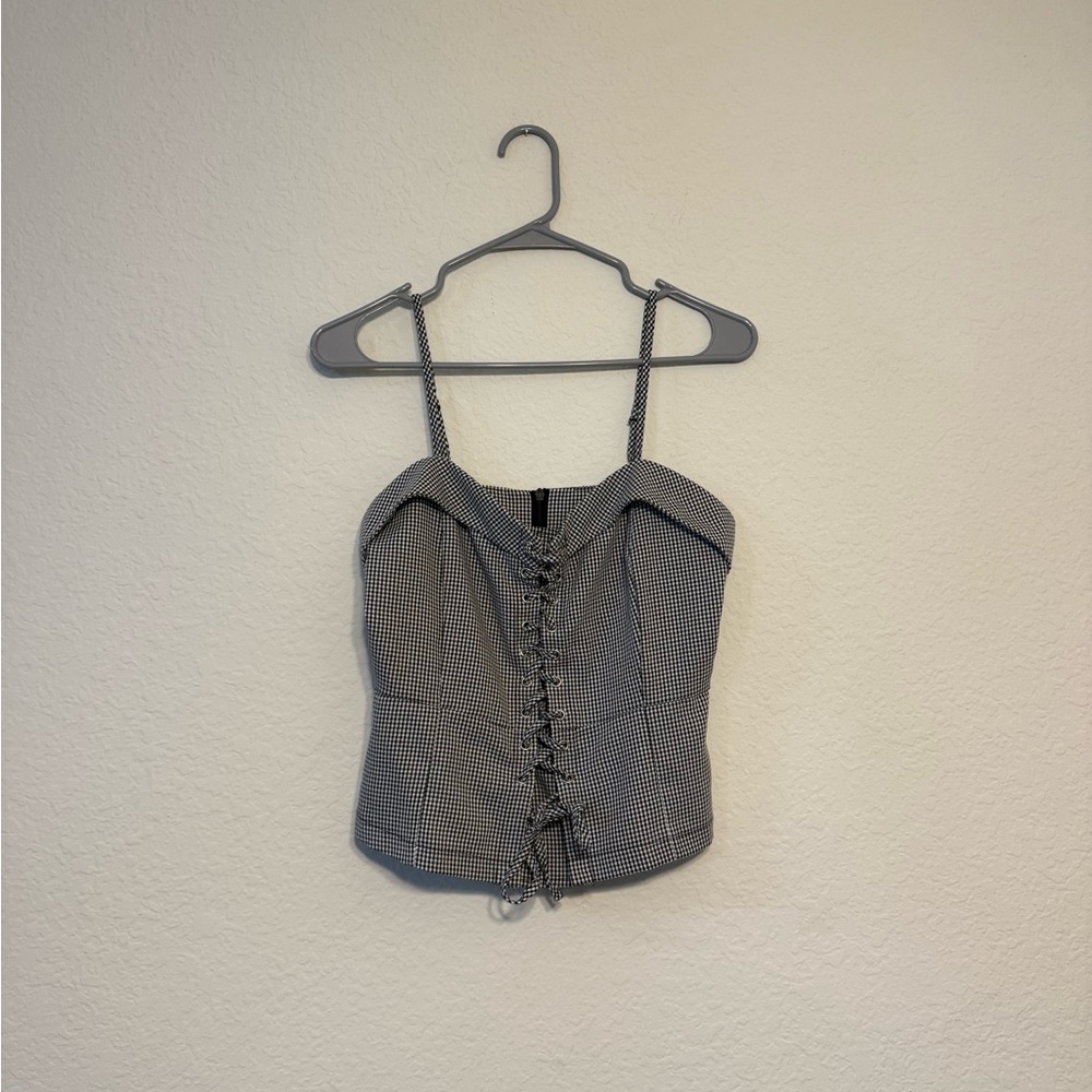 Stylish Black and White Women's Top